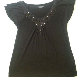Women's Black Dress shirt